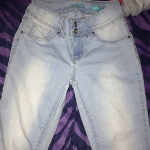 Girls jeans no stains wore 3 times